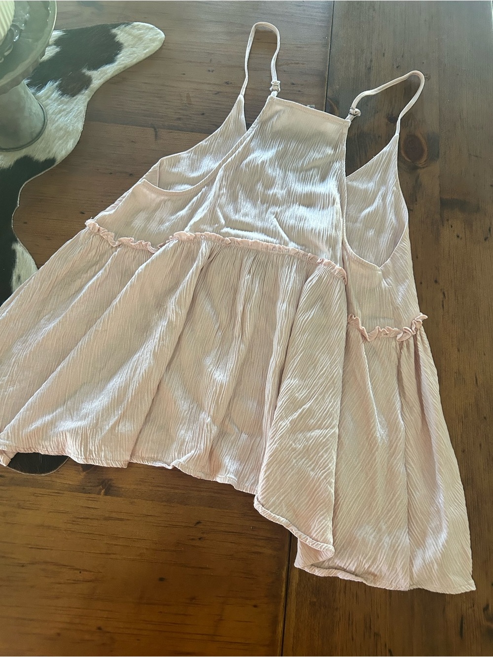 Altar'd State Light Pink Ruffle Cami - Picture 4 of 4
